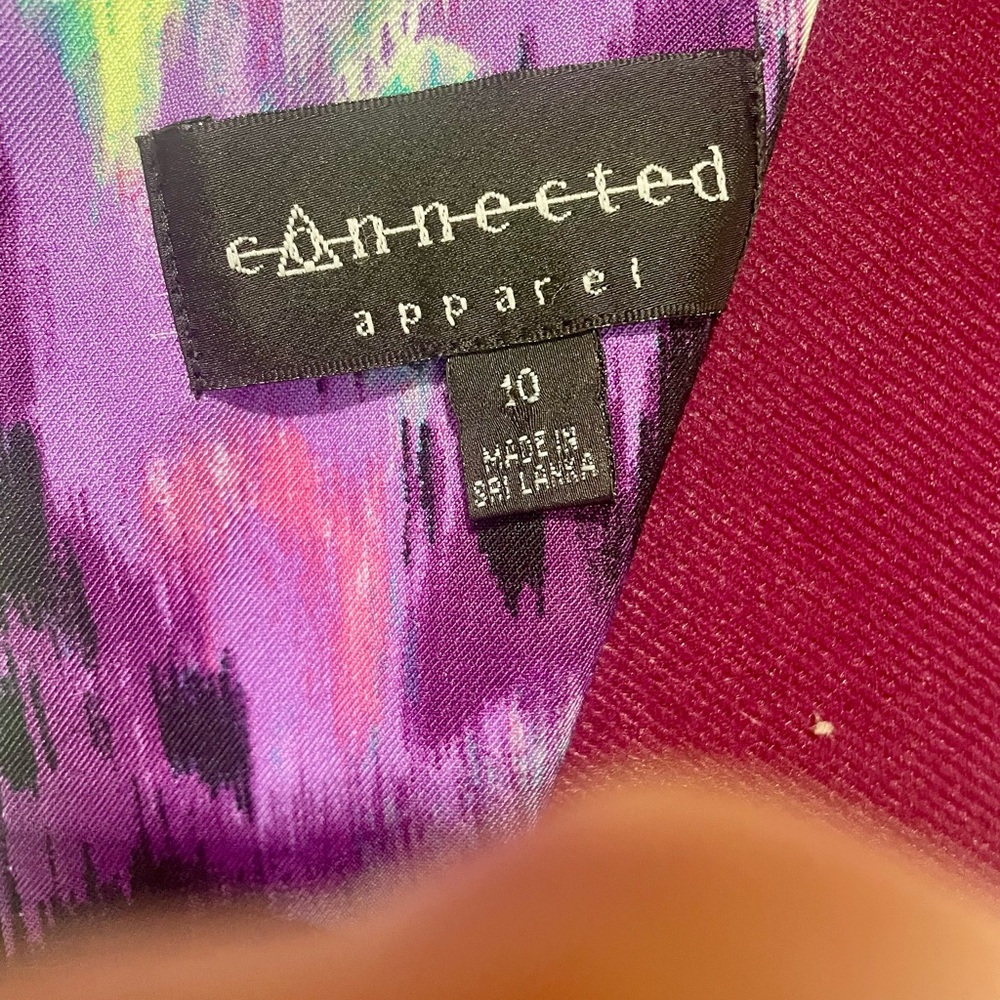 Connected Apparel Elegant Multicolor Sleeveless D… - image 3